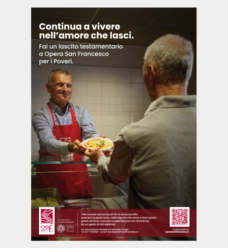 OSF Stampa Continua a vivere nell'amore che lasci B